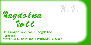 magdolna voll business card